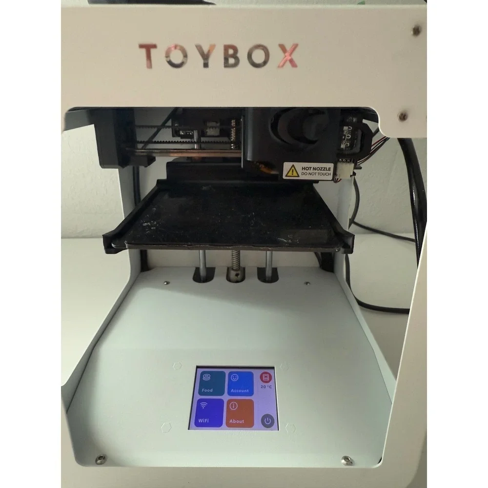 Toybox 3D Food Printer For Kids Fun Edible Creations Easy to Use White